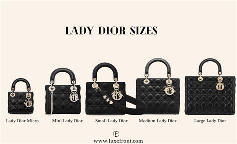 lady dior size 20|Lady Dior vault size chart.